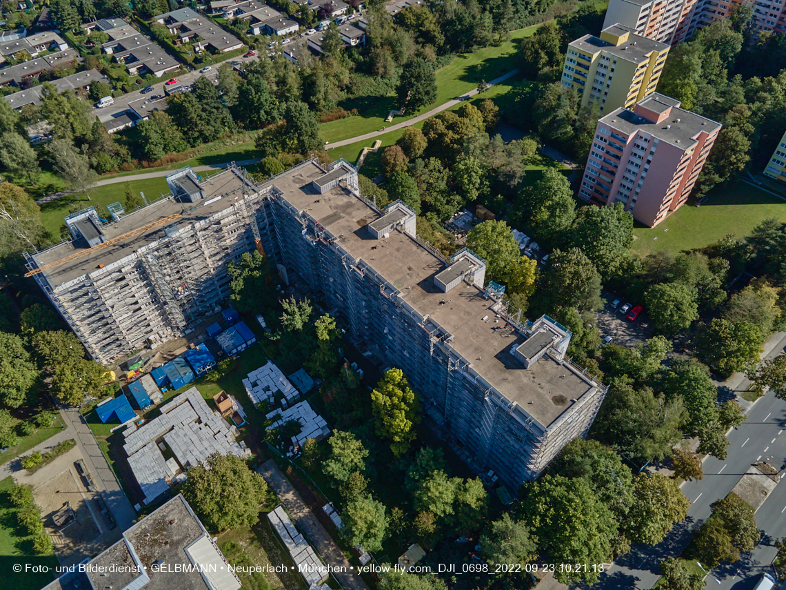 23.09.2022 - Sanierung am Karl-MArx-Ring 11-21 in Neuperlach